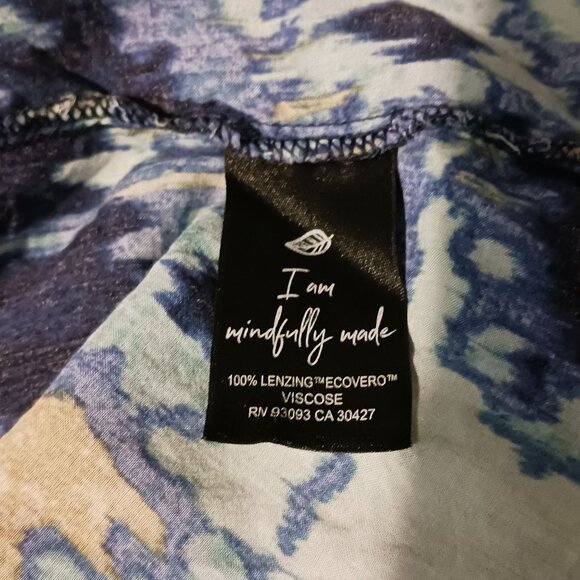 Nic+Zoe Summer Solstice V-Neck Short Sleeve Multicolored Blouse Size L - Picture 9 of 12